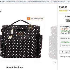 Jujube BFF The Duchess diaper bag